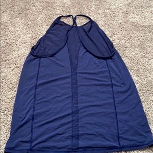 Lululemon High Neck open back Tank